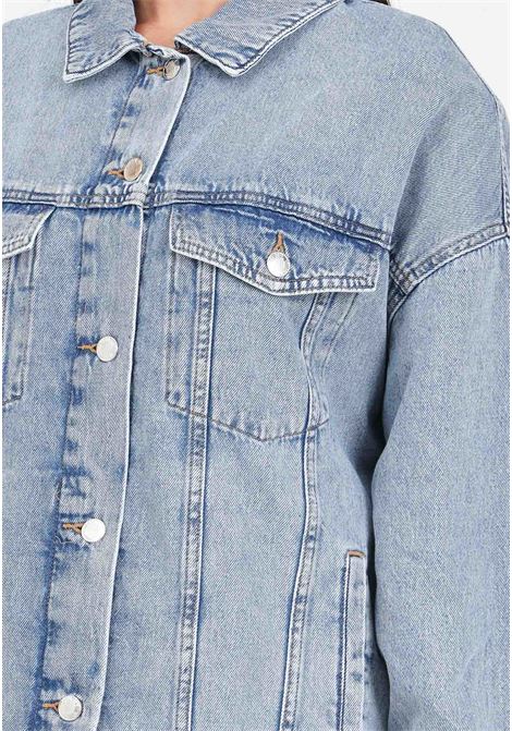 Women's denim jacket with Light Blue Denim logo buttons ONLY | 15291326Light Blue Denim